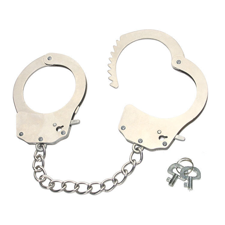 Luxury Plush-Lined Metal Handcuffs