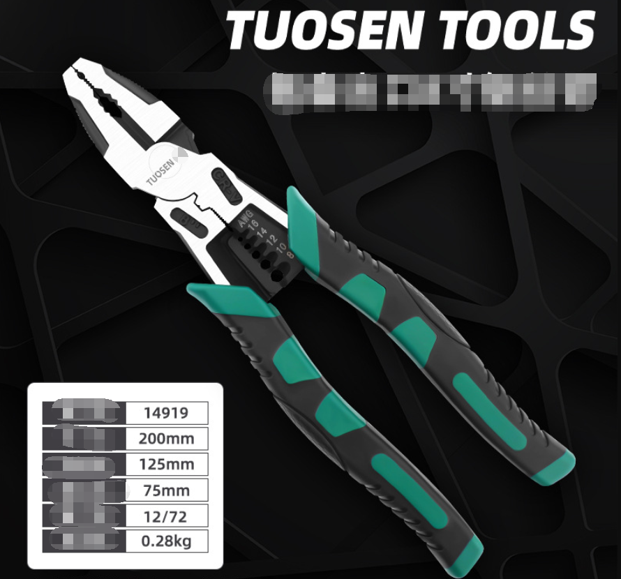 Tosan Industrial Multi-Function Pliers Set (8" & 9")