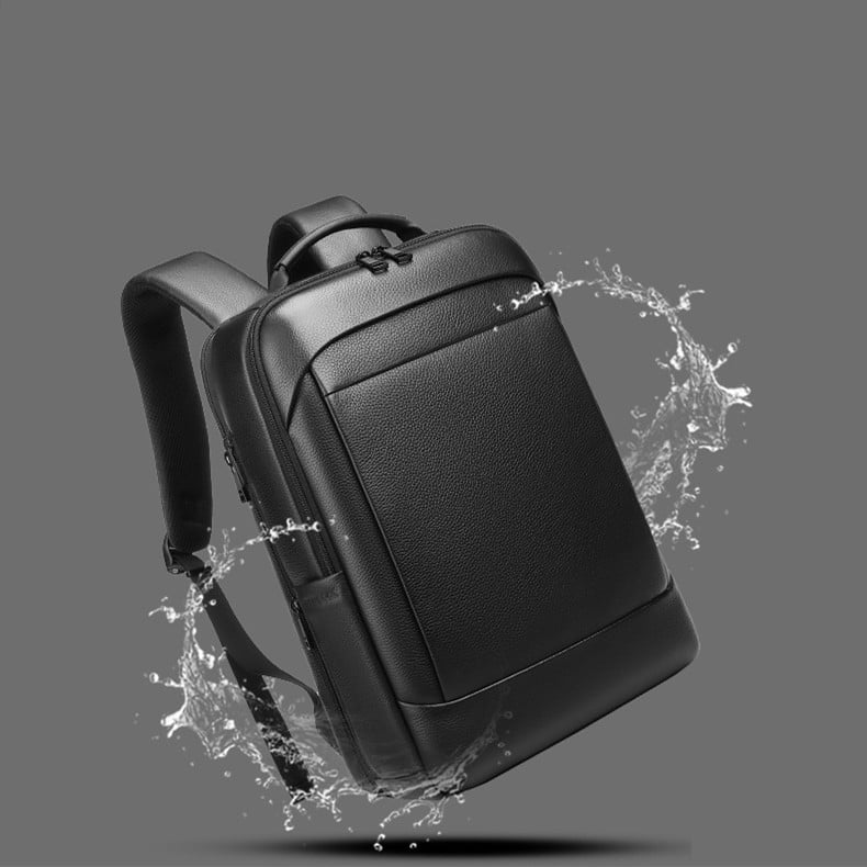 Men's Leather Backpack for Business Commute