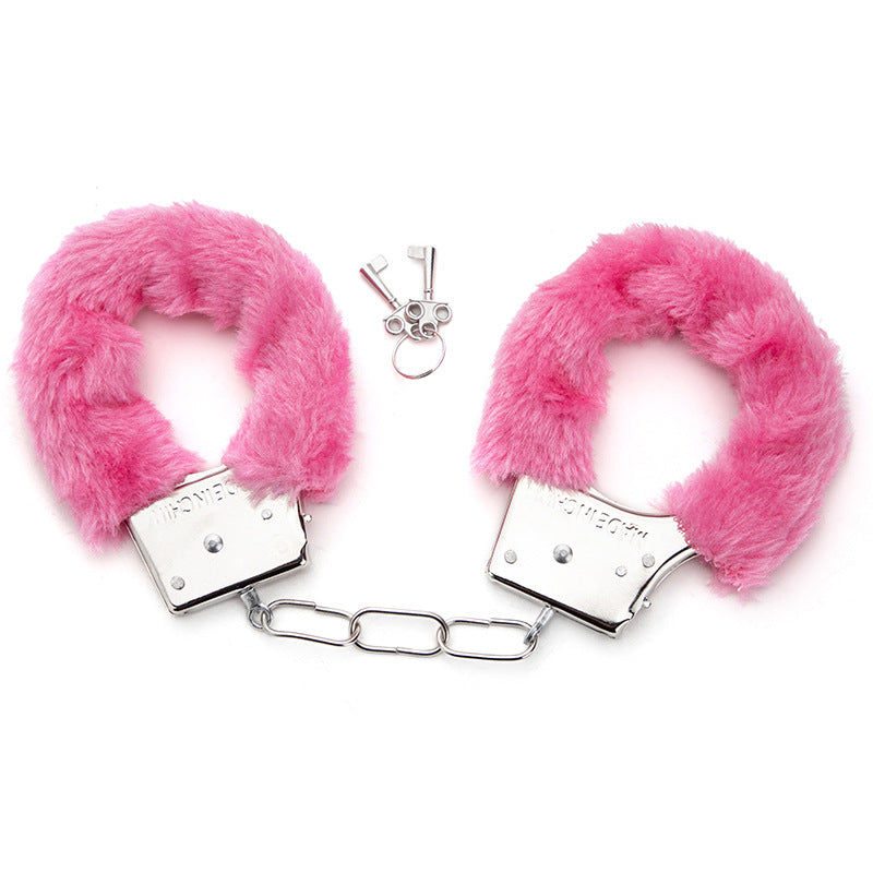 Luxury Plush-Lined Metal Handcuffs