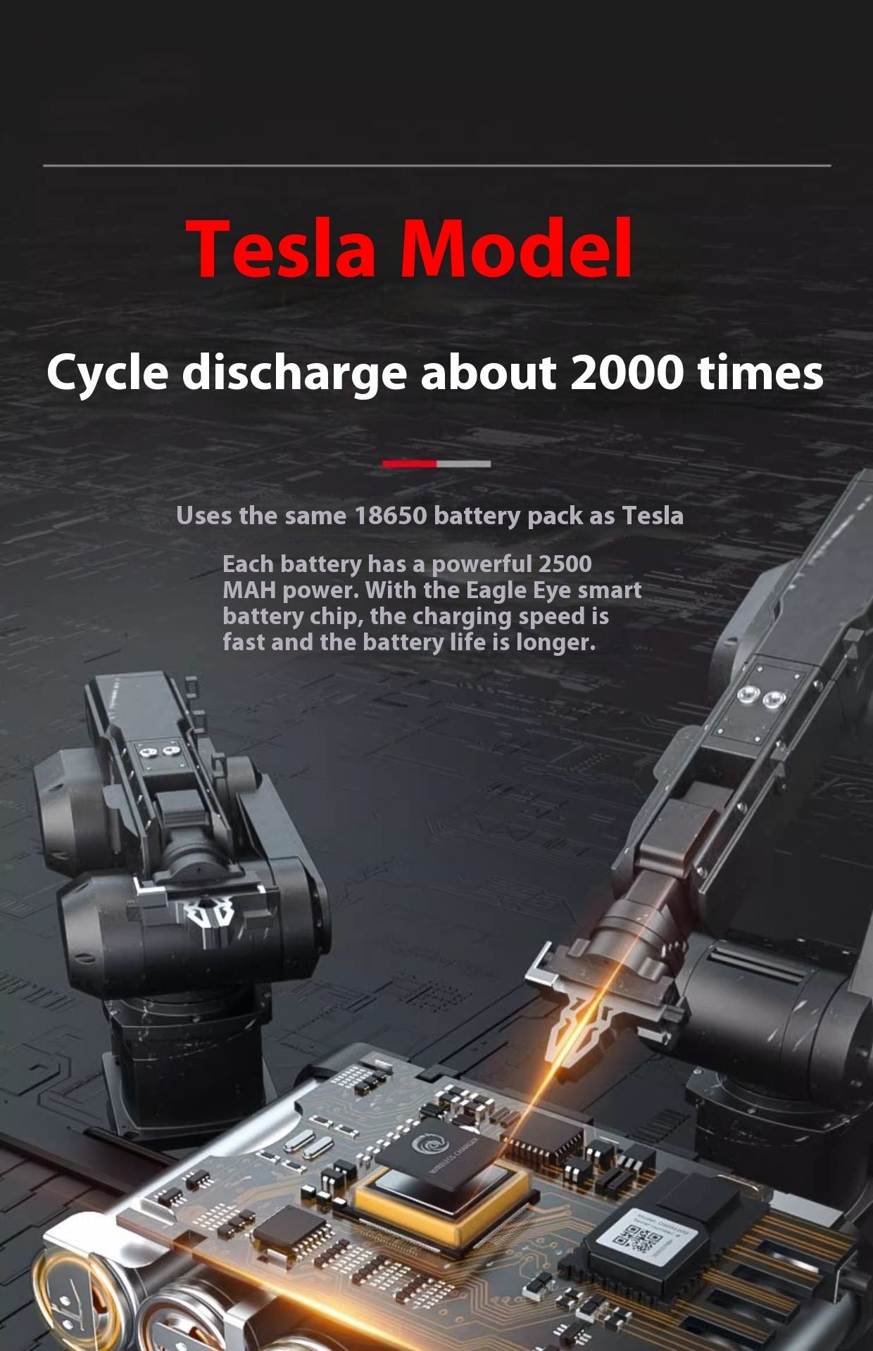 Brushless Rechargeable Electric Drill