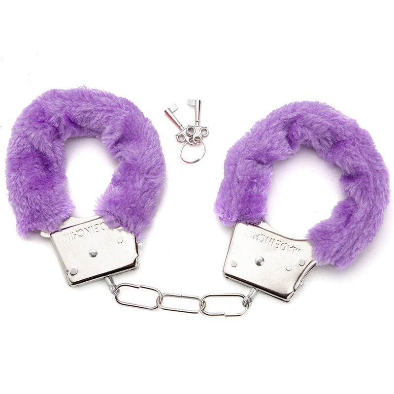 Luxury Plush-Lined Metal Handcuffs
