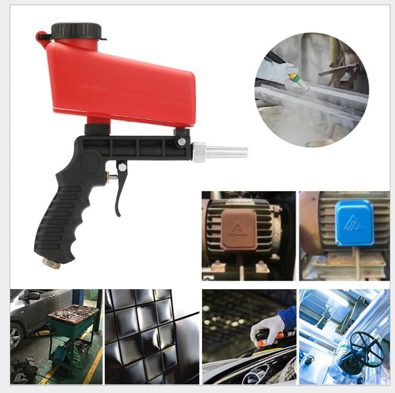 Portable Pneumatic Sandblasting Gun for E-commerce