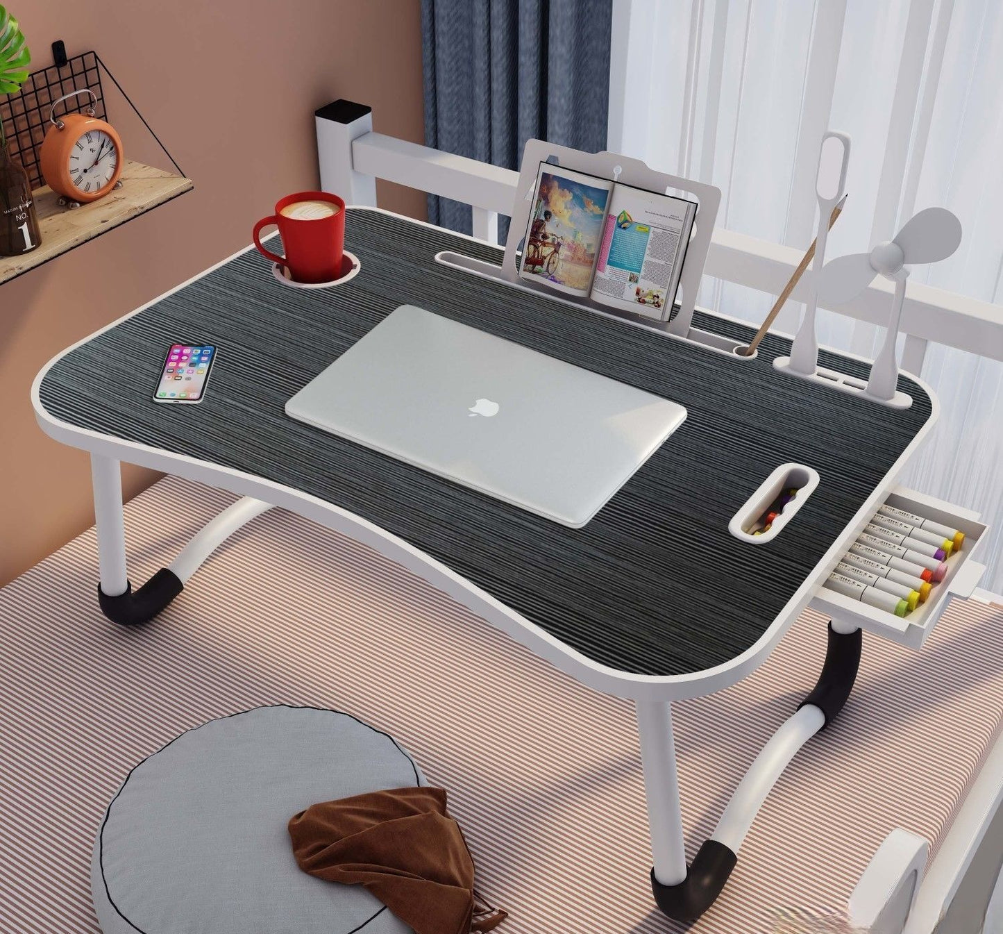 Folding Table with Cup Holder