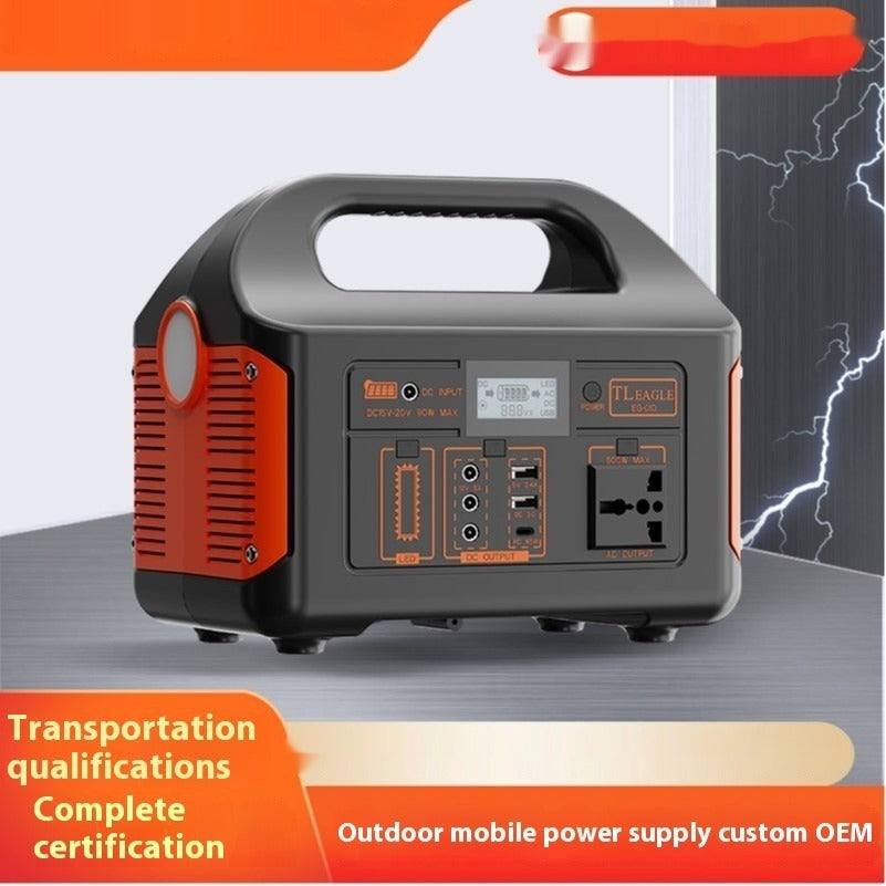 500W Outdoor Portable Power Station with Multiple Output Ports