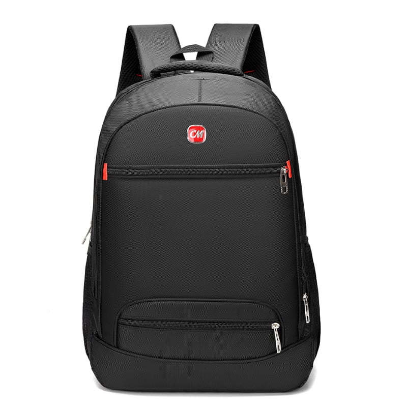 Men's Solid Color Business Computer Backpack
