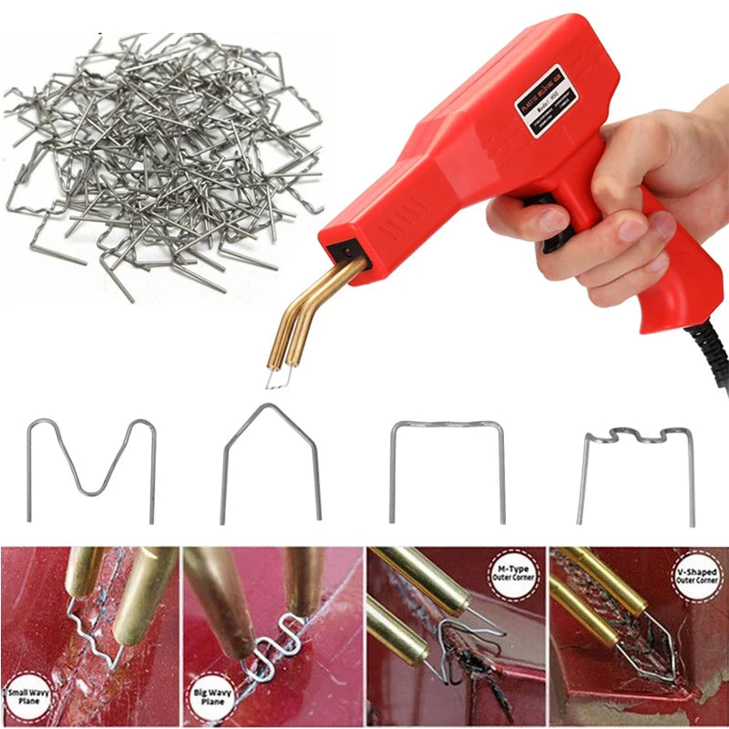 110v220v Portable Automotive Plastic Welding Machine Hot Stapler Machine Staple PVC Repairing Machine Car Bumpers Repairing Tool