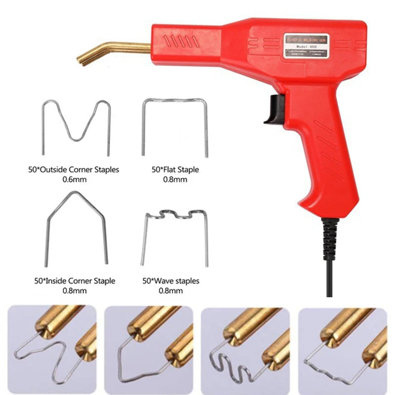 110v220v Portable Automotive Plastic Welding Machine Hot Stapler Machine Staple PVC Repairing Machine Car Bumpers Repairing Tool