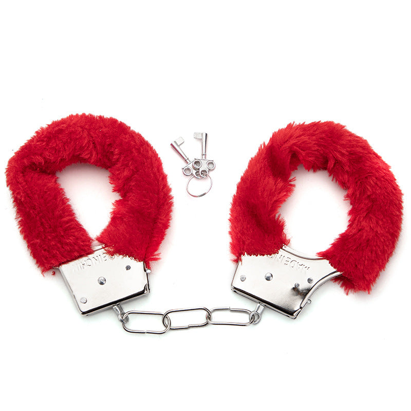Luxury Plush-Lined Metal Handcuffs