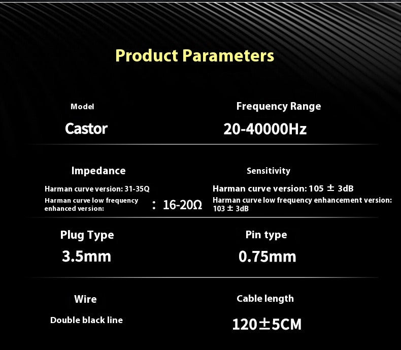 Adjustable Dual Driver In-Ear Headphones