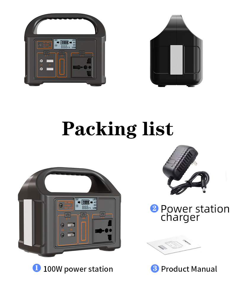 Outdoor Portable Power Station – Lithium Iron Phosphate Super Power Bank for Camping